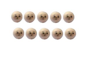 Obličej vata 19mm 10ks