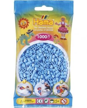 HAMA MIDI Zažehlovací korálky pastelově modré 1000ks