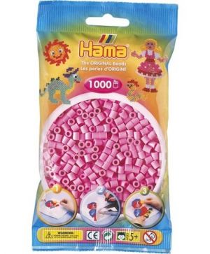 HAMA MIDI Zažehlovací korálky pastelově růžové 1000ks