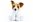 Plyšový pes jack russell teriér sedící, 26 cm