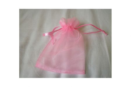 Sáček organza 12x15cm růžový