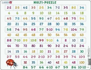 Puzzle Násobení 81 dílků