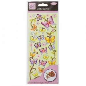 DO samolepky ANT 8161000 prostorové Buterflies & Leavesant