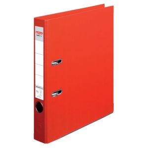 Pořadač pákový A4/5 PP,celobarevný červený (Herlitz)
