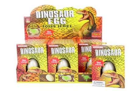 Tesání svítící vejce dino 