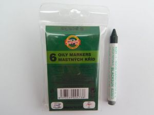 KOH-I-NOOR Křídy 8220/3 zelené mastné - 6 kusů
