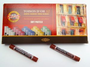 KOH-I-NOOR Pastel prašný umělecký K10-75 8500 hněď červenavá
