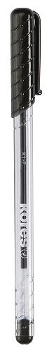 KORES K1 Pen, transparentní, trojhranné, šíře F-0,7 mm, černá