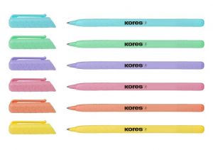 KORES K0 Pen, soft povrch, trojhranné tělo, extra jemný inkoust, šíře M-1 mm 37086
