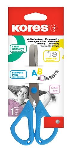 KORES Dětské nůžky ABC, 120 mm, 4,7" 