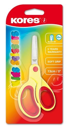 KORES Dětské nůžky, soft úchop 130 mm, 5" 
