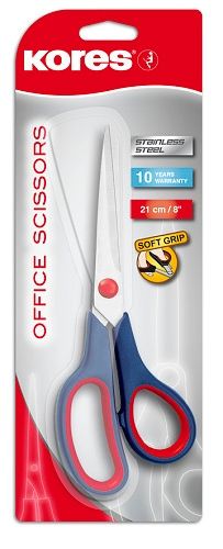 KORES Univerzální nůžky, soft úchop 210 mm, 8" 