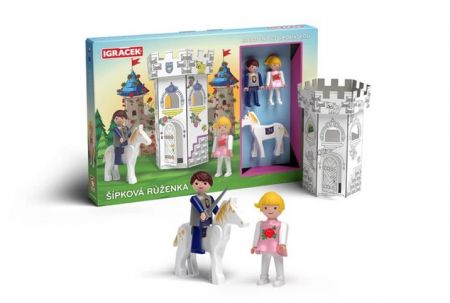 EFKO IGRÁČEK - Šípková Růženka - kreativní set s pohádkou
