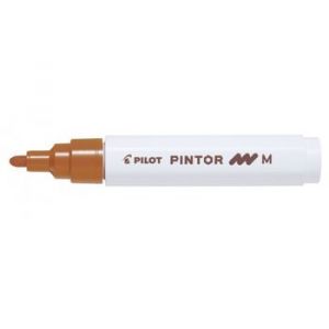 Pilot Pintor akrylový popisovač M, hnědá