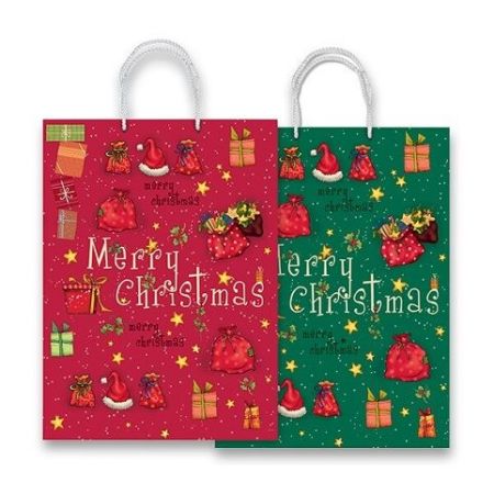 Vánoční papírová taška SADOCH Merry Christmas S
