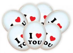 B- Balónky - "I love you" (7ks)