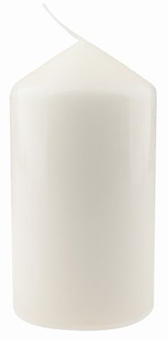 Svíčka KRÉMOVÁ válec 6 x 11 cm, 32 hodin