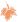 Dřevěný list na zavěšení javor oranžový 12 cm