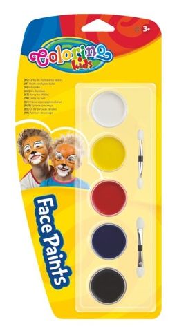 Colorino Kids Barvy na obličej 5ks