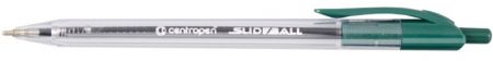 CENTROPEN Propiska jednorázová 2225 Slideball Clicker zelená 0,3mm