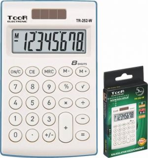 Kalkulačka KW TR-252-W 8 míst bílá 120-1418