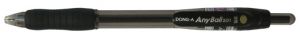 Kuličkové pero Any ball 1,0 mm černé
