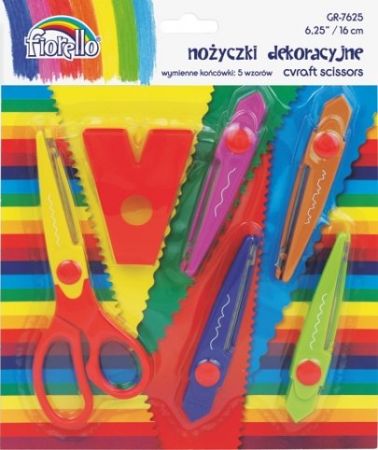 Nůžky kreativní sada 5ks Fiorello 130-1674