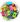 Klip Binder barevný Smile mix 25mm 48ks v dóze 009765