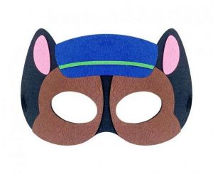 Paska PAW PATROL Chase, černá - fleece