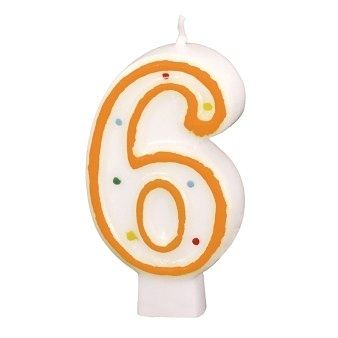 Svíčka 6, výška 7,3 cm