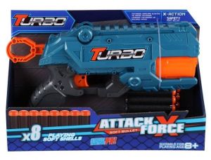 Blaster Turbo + 8 ks nábojů