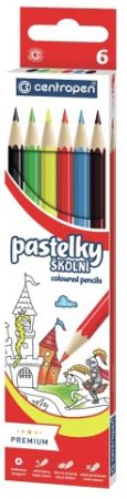 Pastelky školní 6 ks, Centropen
