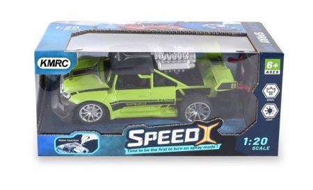 Závodní RC auto s efektem kouře