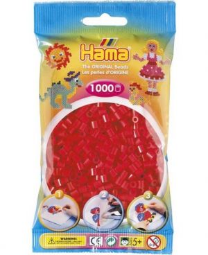 HAMA MIDI Zažehlovací korálky červené 1000ks