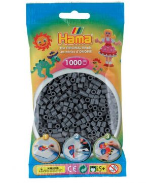 HAMA MIDI Zažehlovací korálky tmavě šedé 1000ks