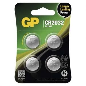 GP Lithiová knoflíková baterie GP CR2032-4kusy
