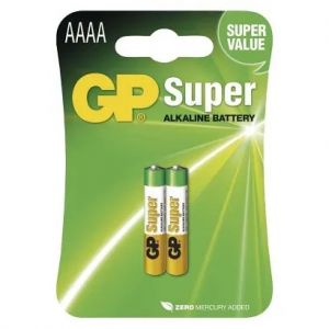 GP Alkalická speciální baterie GP 25A (AAAA, LR61) 1,5 V-2kusy