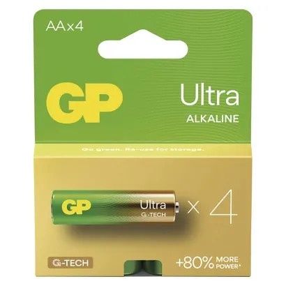 GP Alkalická baterie GP Ultra AA (LR6) - 4kusy