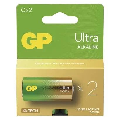 GP Alkalická baterie GP Ultra C (LR14) - 2kusy