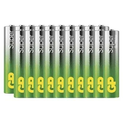 GP Alkalická baterie GP Super AAA (LR03) - 20kusů