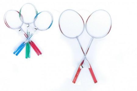 Badminton sada kov 64cm asst 3 barvy v síťce