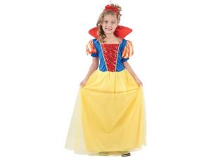 Šaty na karneval - Sněhurka, 110-120cm