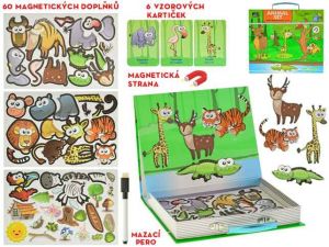 Tabulka magnetický kufřík "Zvířátka" v sáčku