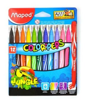 Fixy Color Peps Jungle 12 ks