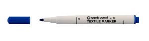 Popisovač na textil 2739/1 Ergo Centropen, modrý