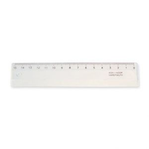 Pravítko pro leváky, 15 cm
