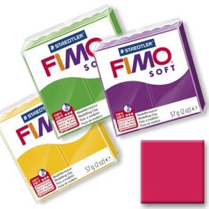 Polymerová hmota Fimo Soft, růžová č. 22