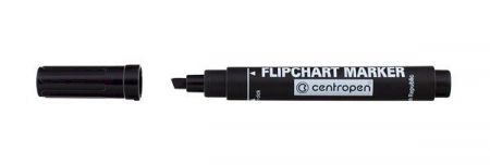Značkovač 8560 flipchart Centropen, klínový, černý