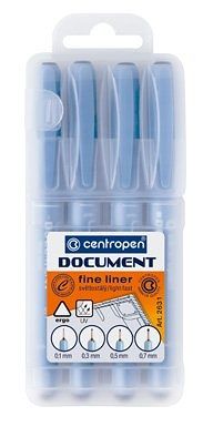 Popisovač 2631 Centropen, sada 4 ks