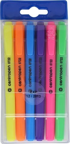Zvýrazňovač 8722/6 Centropen